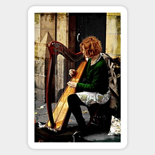 Harp Sticker